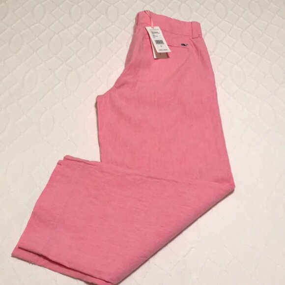 New With Tags - Vineyard Vines Bow Front Cropped Pant - Size 2 - Picture 3 of 14